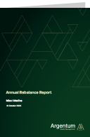 Annual rebalance report